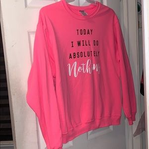 PINK SWEATSHIRT